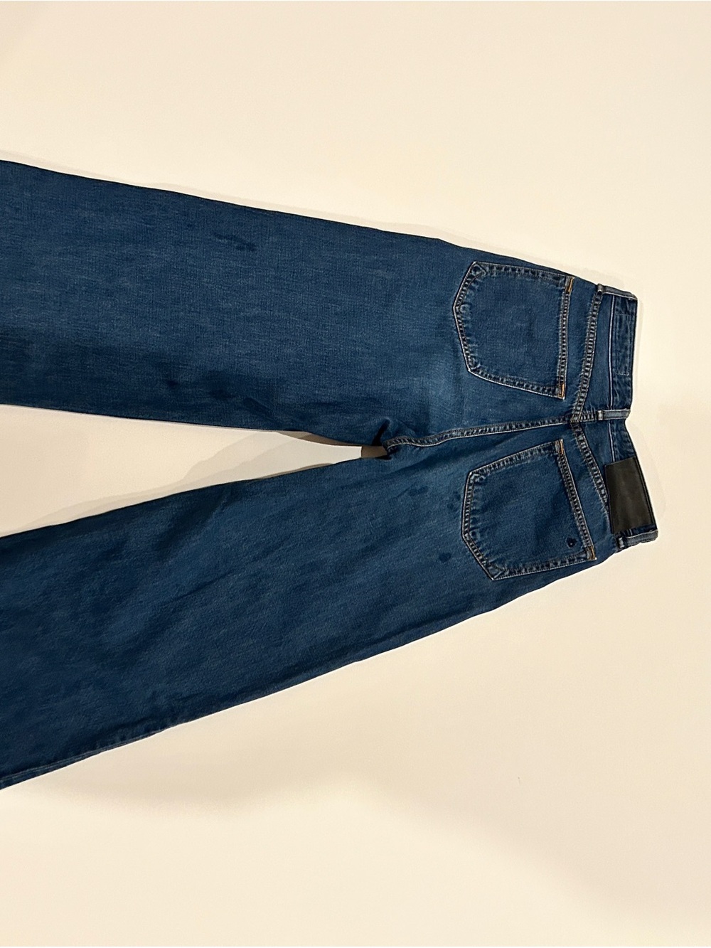 rag & bone Dark Blue Wide-Leg Jeans - Picture 3 of 6